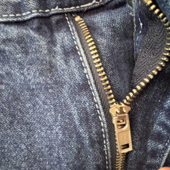 John Galt Dark Blue Straight Leg Jeans - Picture 6 of 11